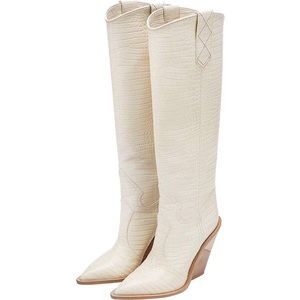 White western heel boots